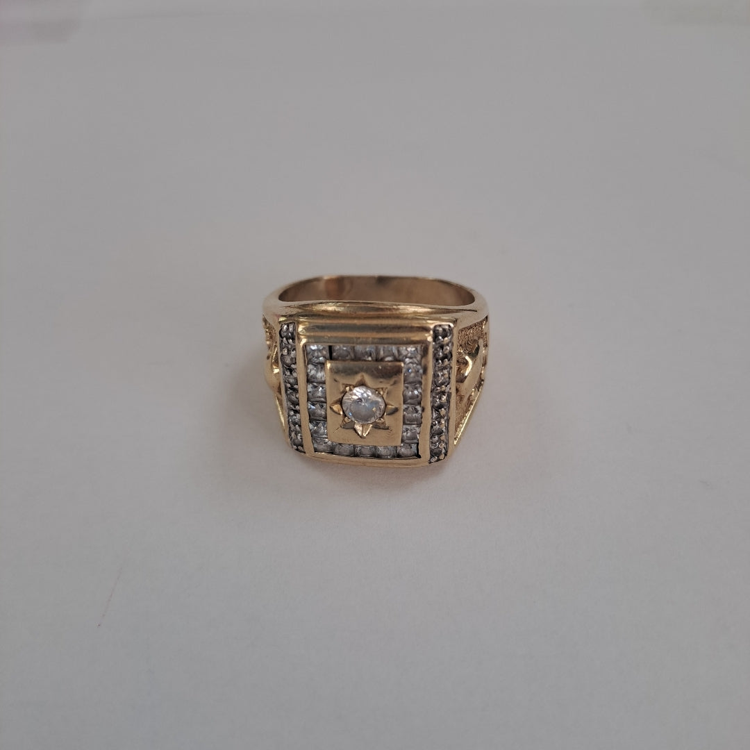 ANILLO ORO 14 K 10.7 GRMS (SEMINUEVO)