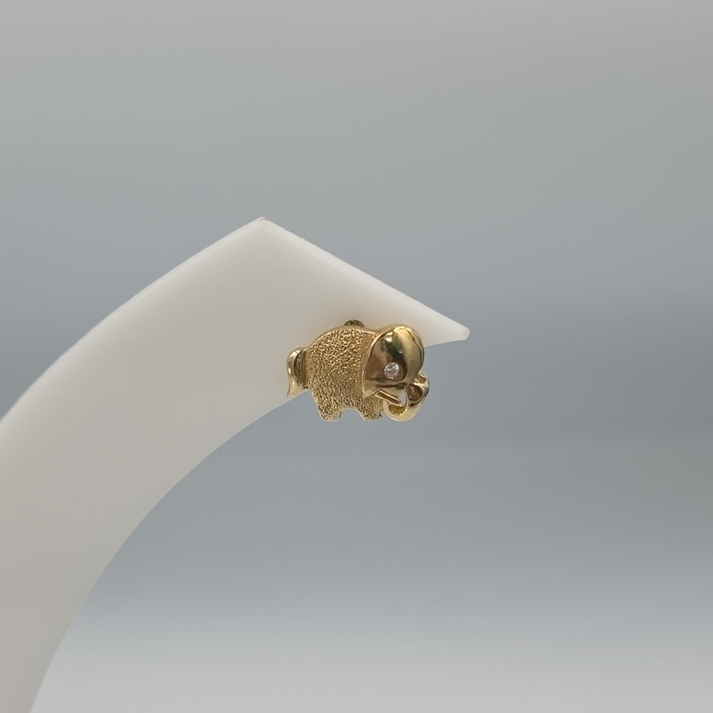 BROQUELES PAR ORO 14 K 3,10 GRMS (SEMINUEVO)