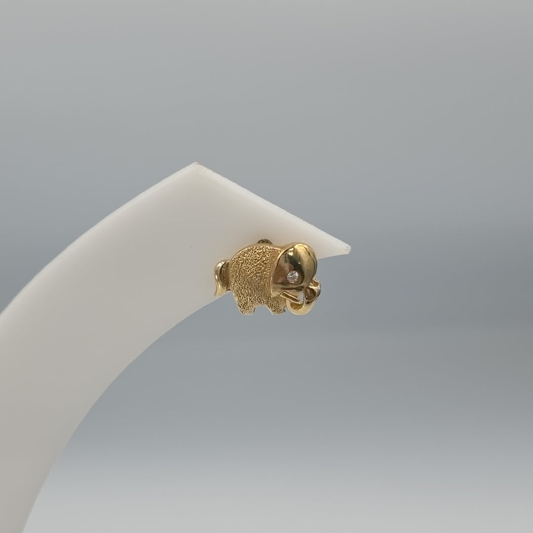 BROQUELES PAR ORO 14 K 3,10 GRMS (SEMINUEVO)