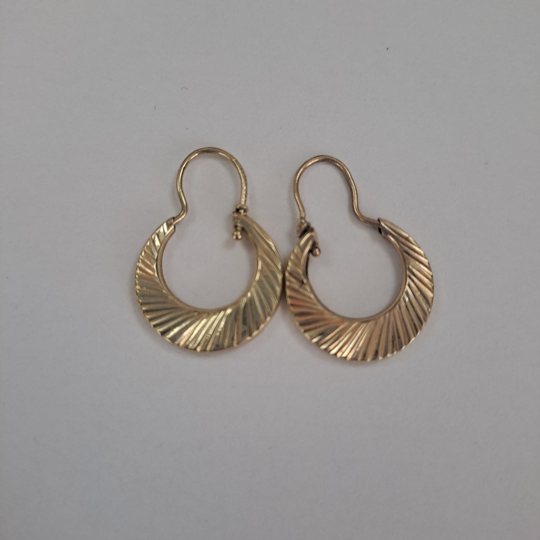 ARRACADAS PAR ORO 14 K 1,40 GRMS (SEMINUEVO)