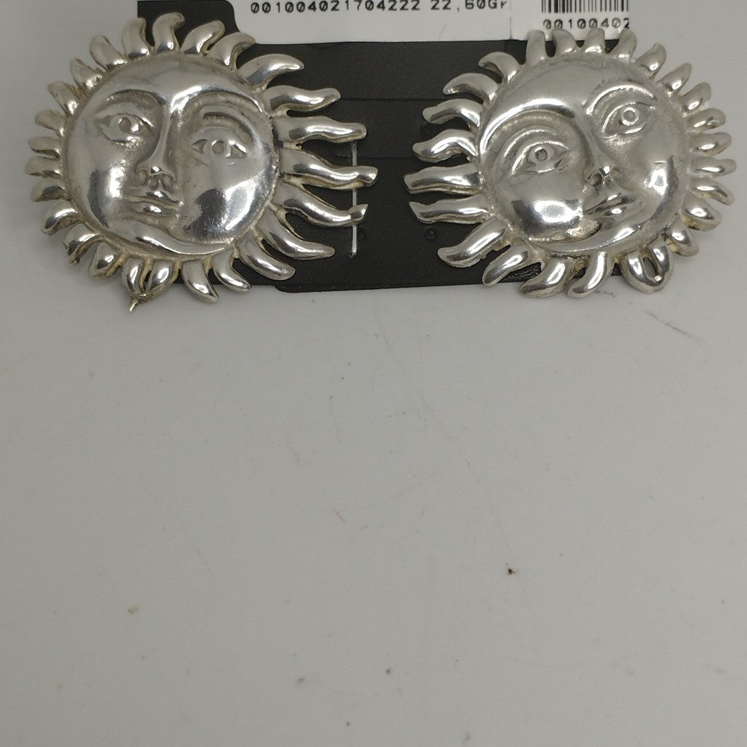ARETES PAR PLATA 22,60 GRMS (SEMINUEVO)