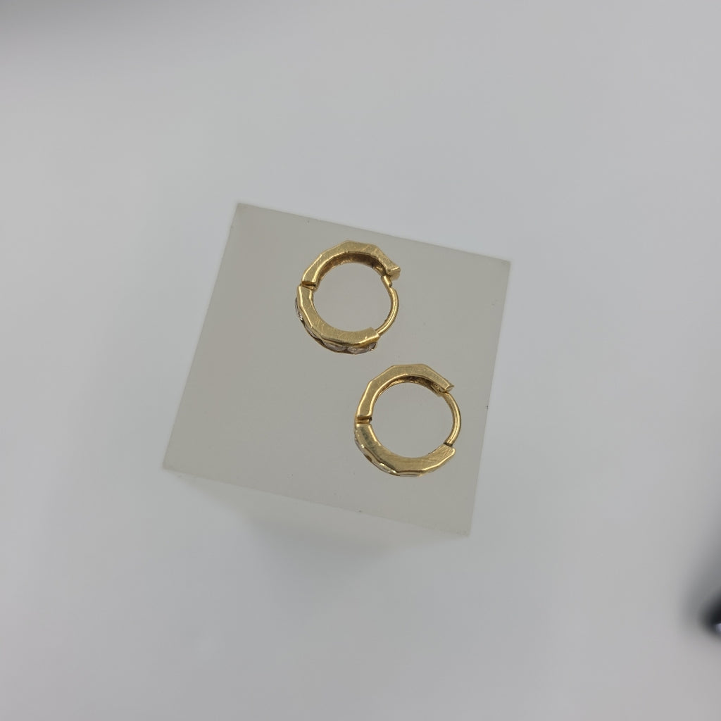 ARRACADAS PAR ORO 14 K 2.1 GRMS (SEMINUEVO)