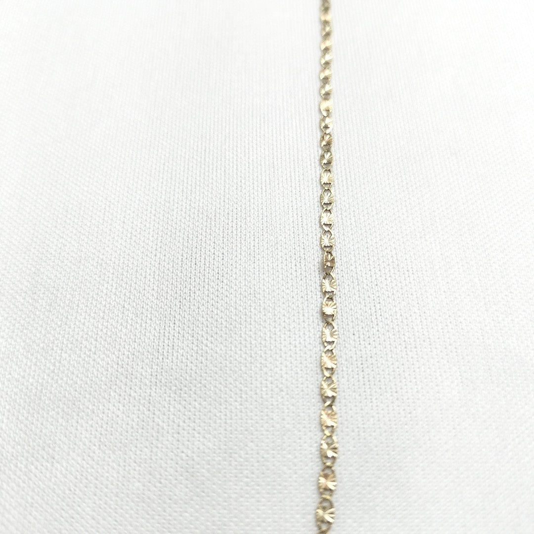 CADENA ORO, ORO COMBINADO 10 K 1.4 GRMS (SEMINUEVO)