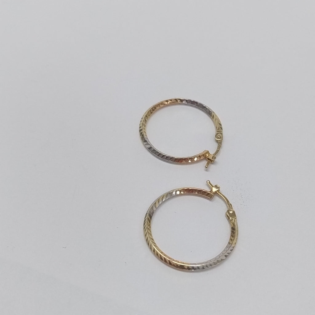 ARRACADAS PAR ORO 14 K 1.6 GRMS (SEMINUEVO)