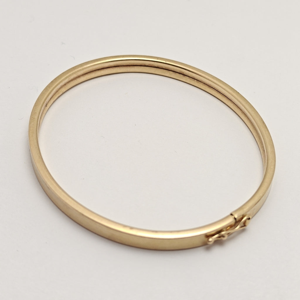 PULSERA RIGIDA ORO 14 K 7,30 GRMS (SEMINUEVO)