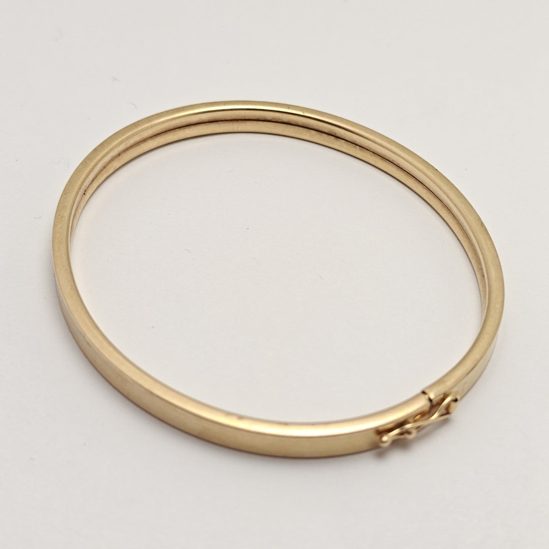 PULSERA RIGIDA ORO 14 K 7,30 GRMS (SEMINUEVO)