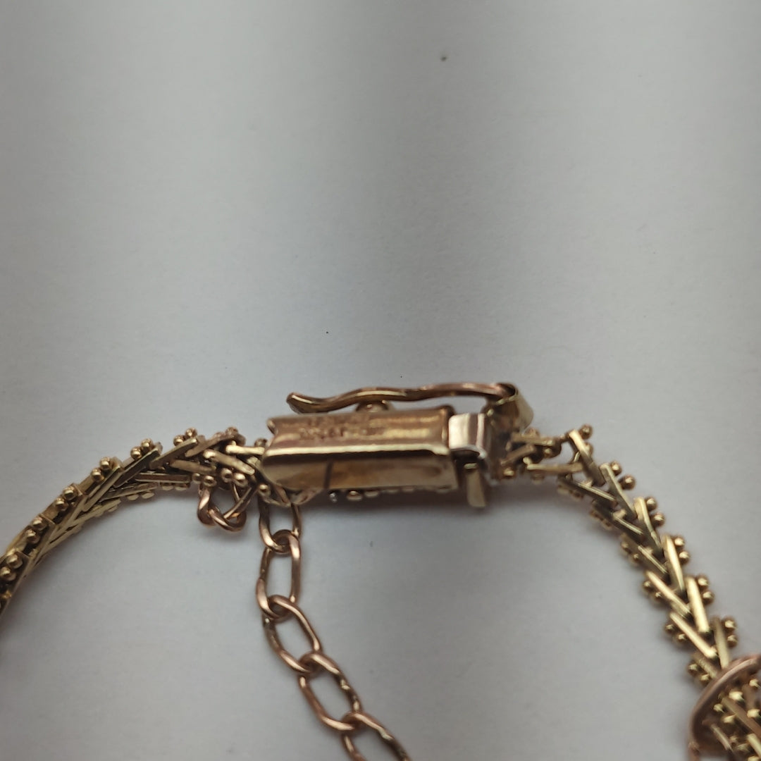 PULSERA ORO,ORO COMBINADO 14 K 6,90 GRMS (SEMINUEVO)