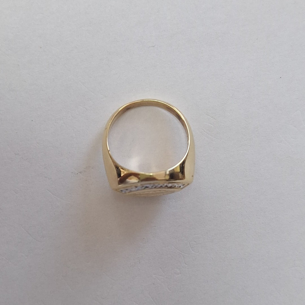 ANILLO ORO,RODIADO 14 K 5,70 GRMS (SEMINUEVO)