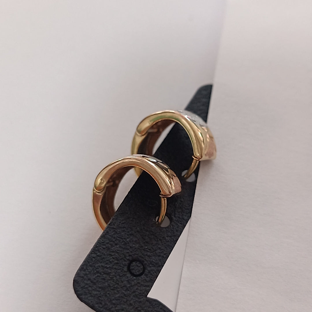 ARRACADAS PAR ORO 14 K 1.4 GRMS (SEMINUEVO)