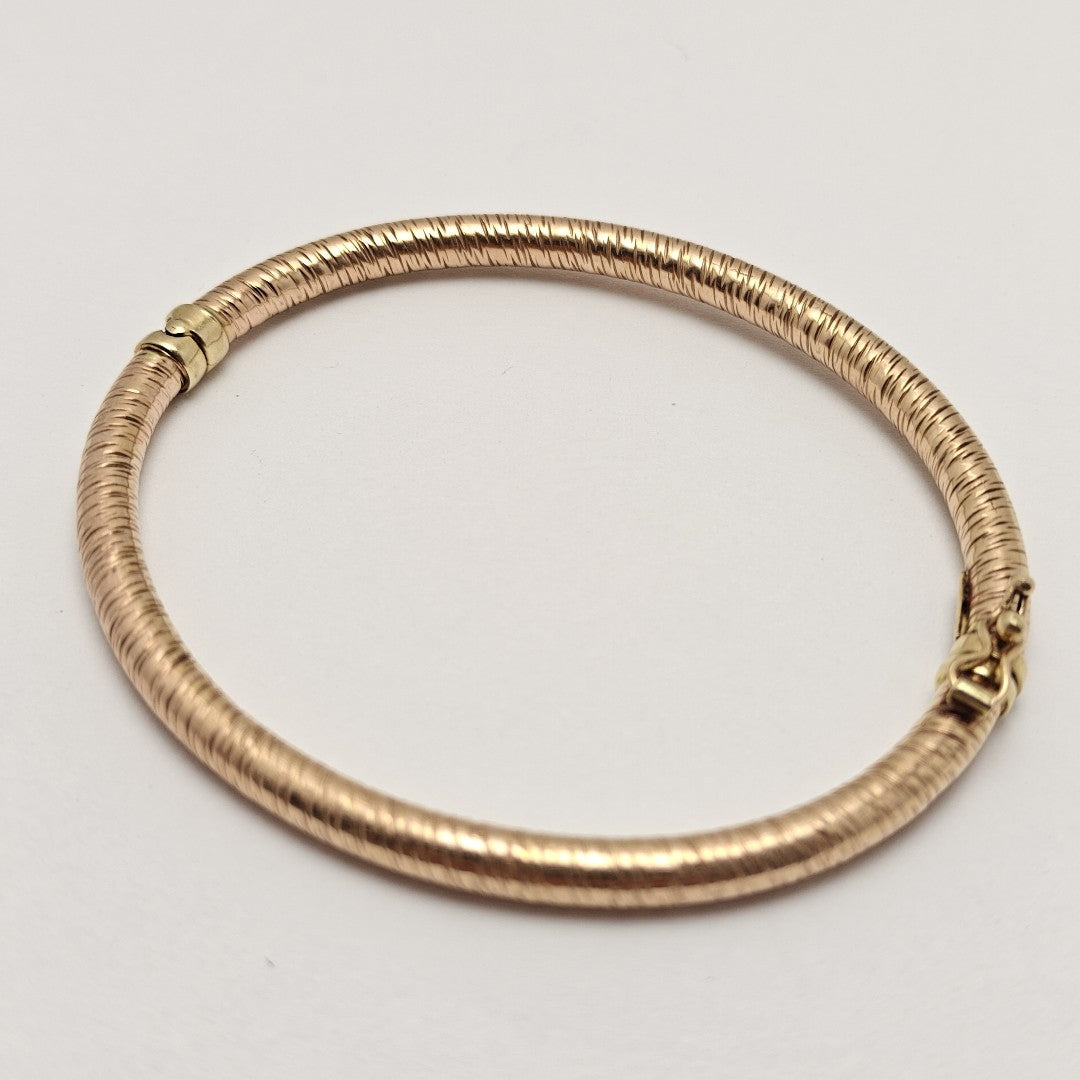 PULSERA RIGIDA ORO 14 K 6,70 GRMS (SEMINUEVO)