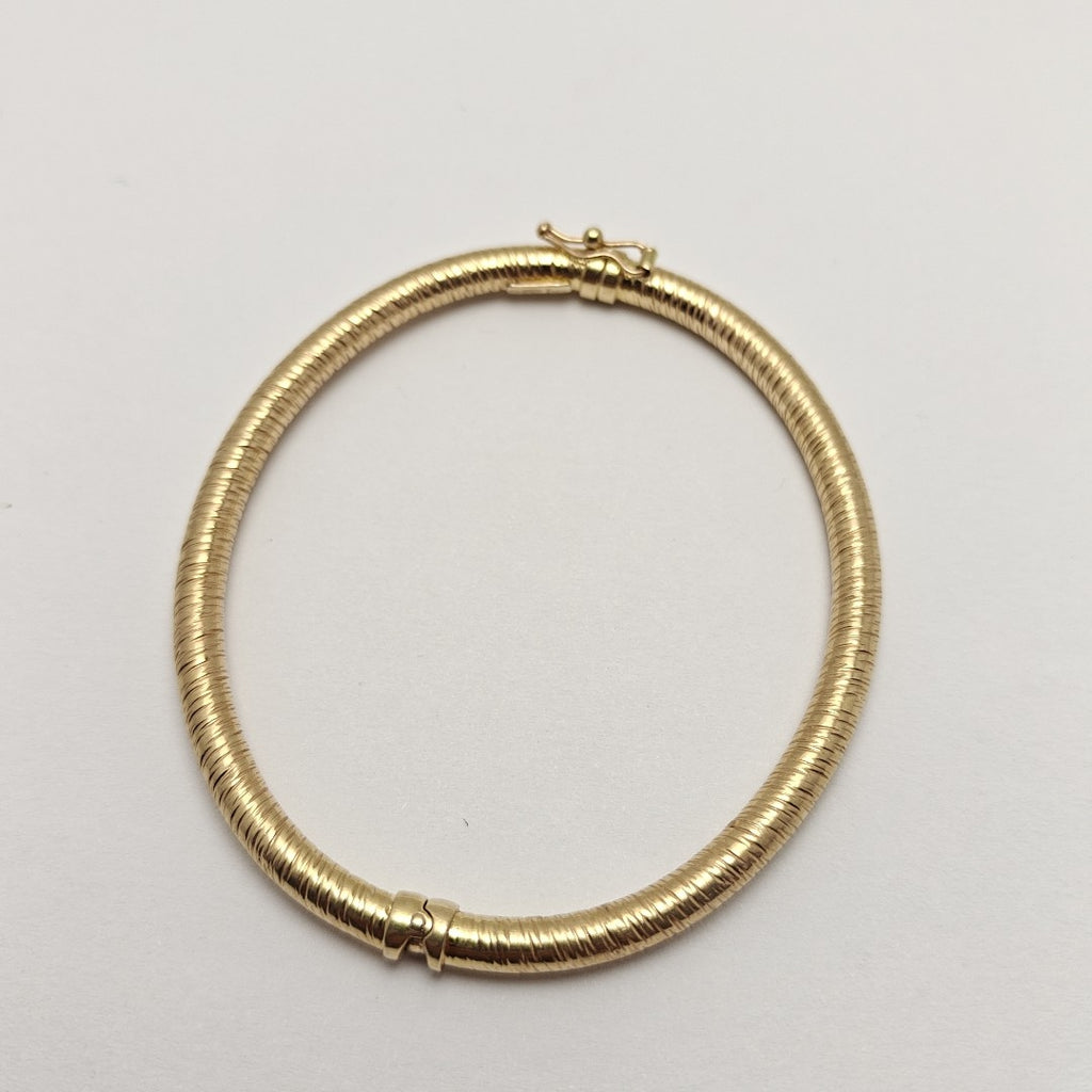 PULSERA RIGIDA ORO 14 K 7,20 GRMS (SEMINUEVO)