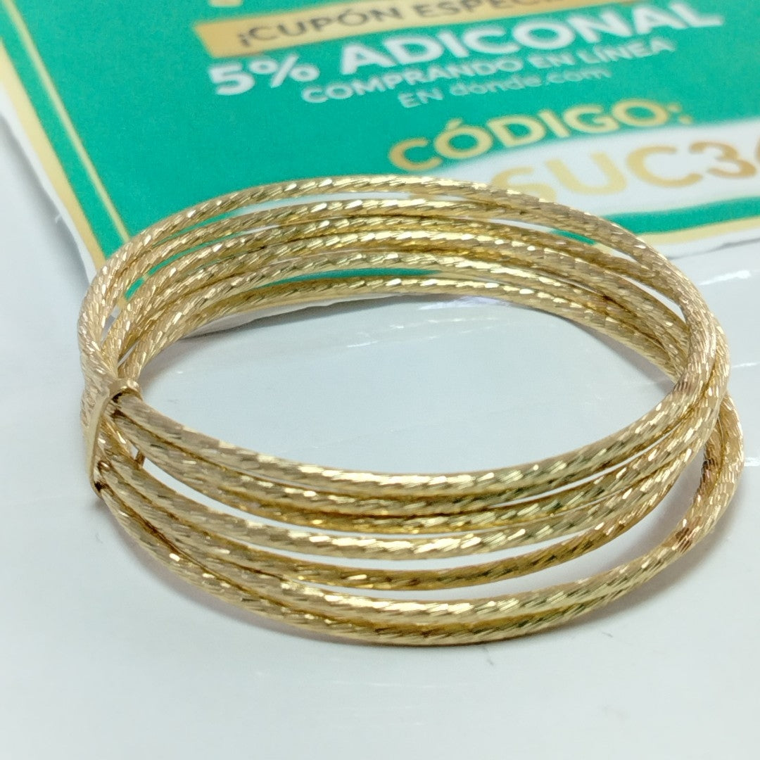 SEMANARIO DE PULSERAS ORO 14 K 23,50 GRMS (SEMINUEVO)