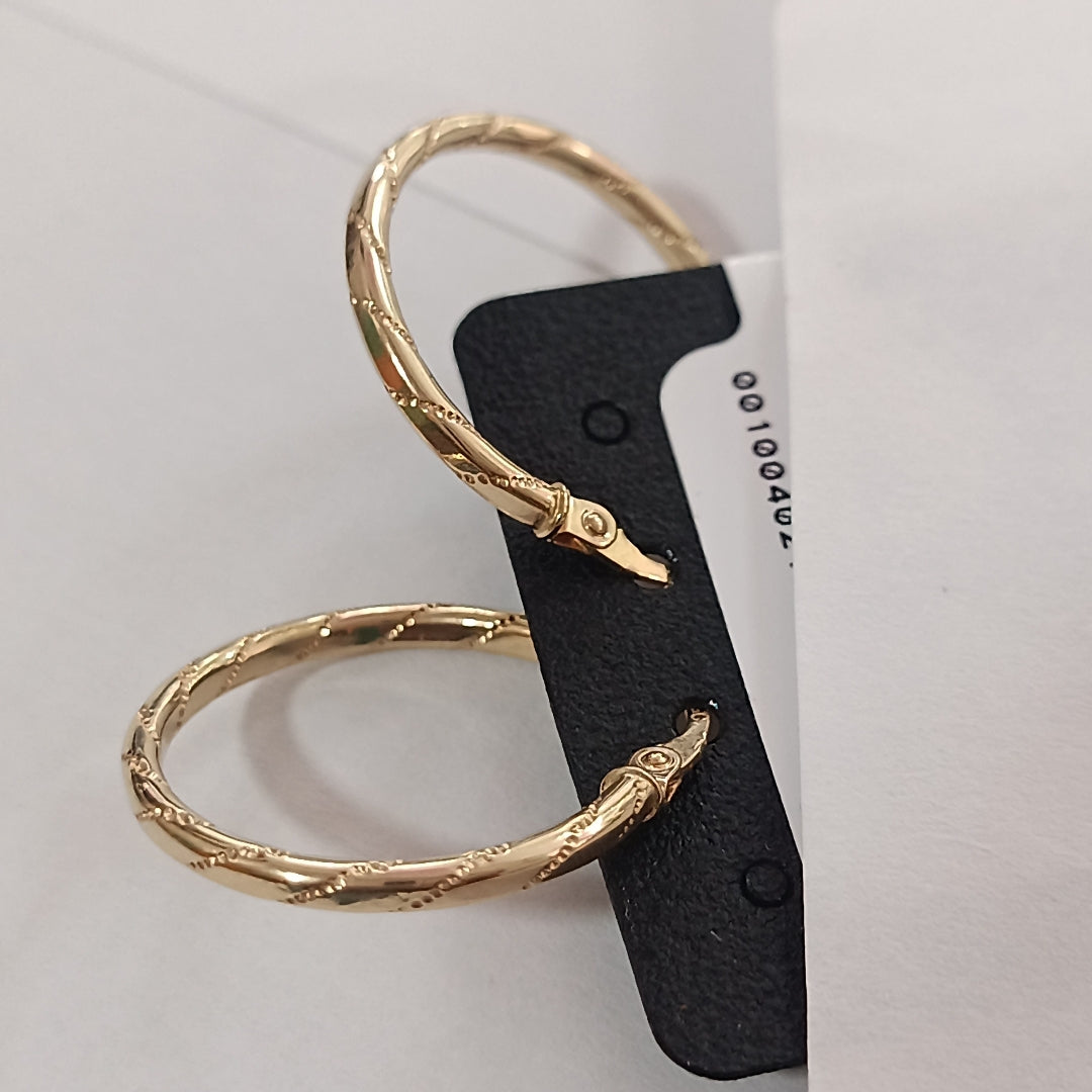 ARRACADAS PAR ORO 14 K 1.3 GRMS (SEMINUEVO)