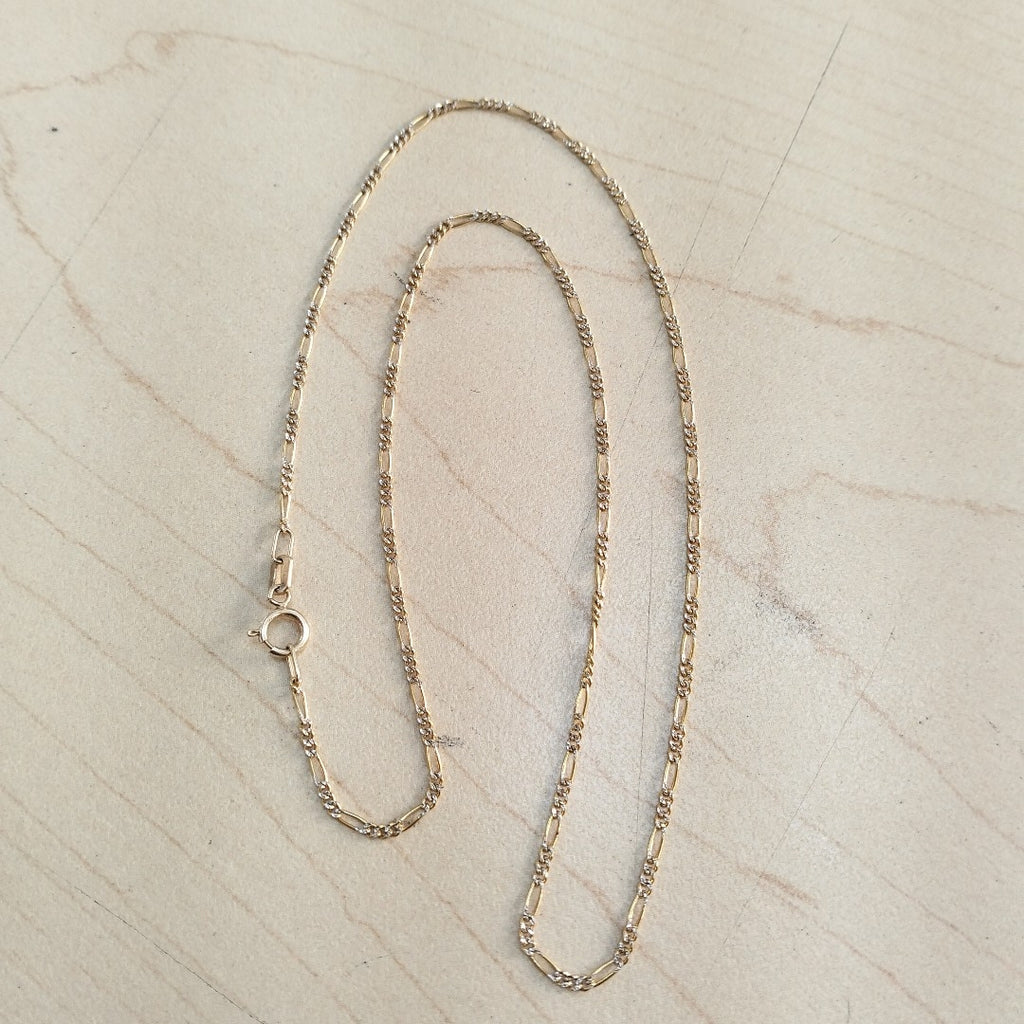 CADENA ORO, RODIADO 14 K 2.1 GRMS (SEMINUEVO)