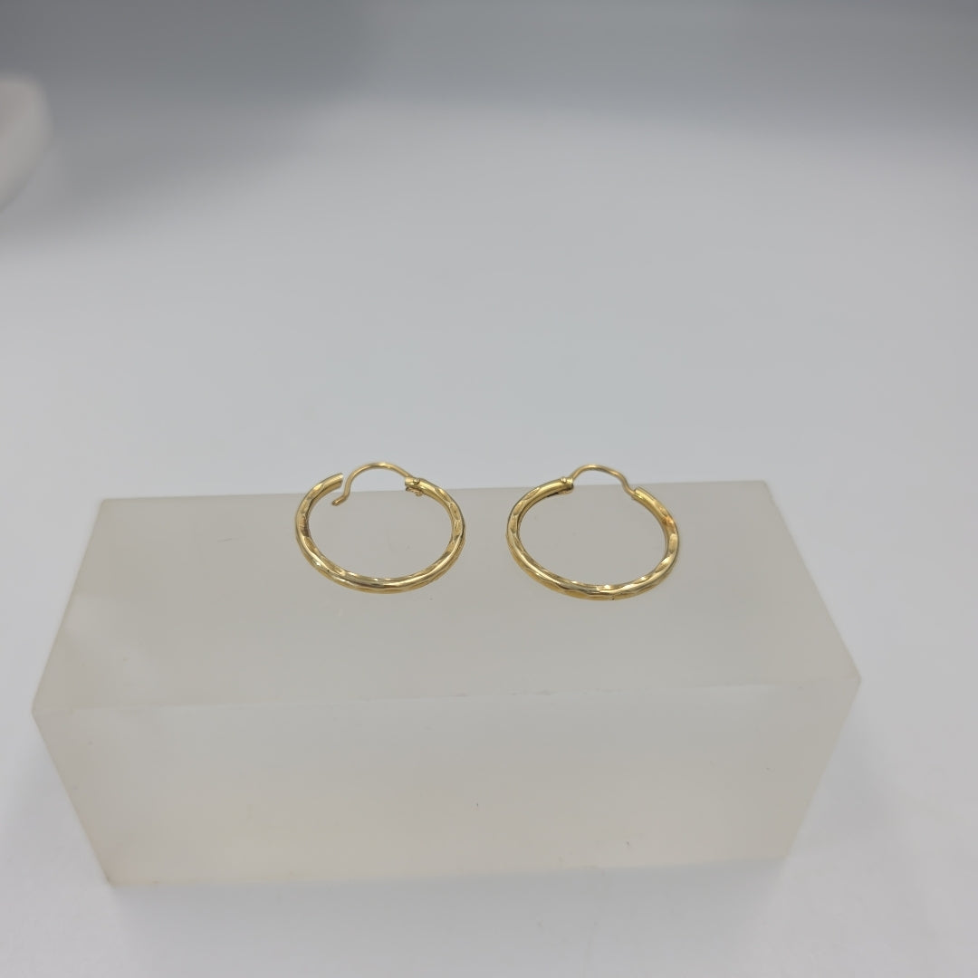 ARRACADAS PAR ORO 14 K 1,30 GRMS (SEMINUEVO)