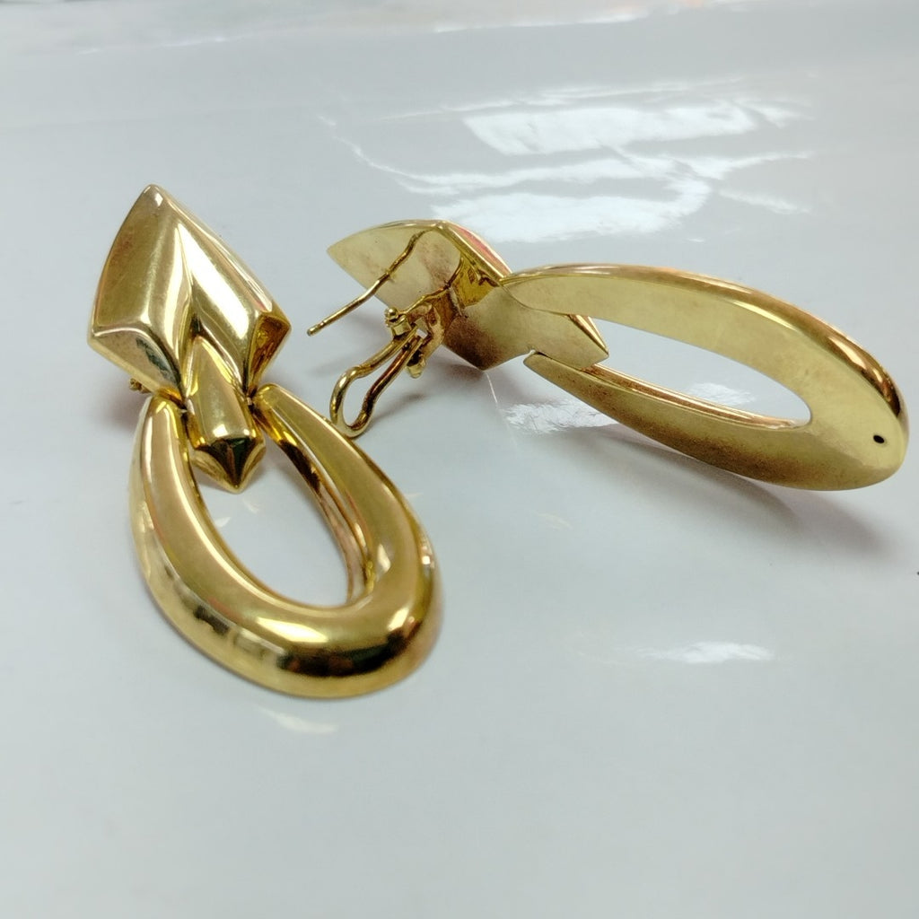 ARETES PAR ORO 14 K 17,80 GRMS (SEMINUEVO)