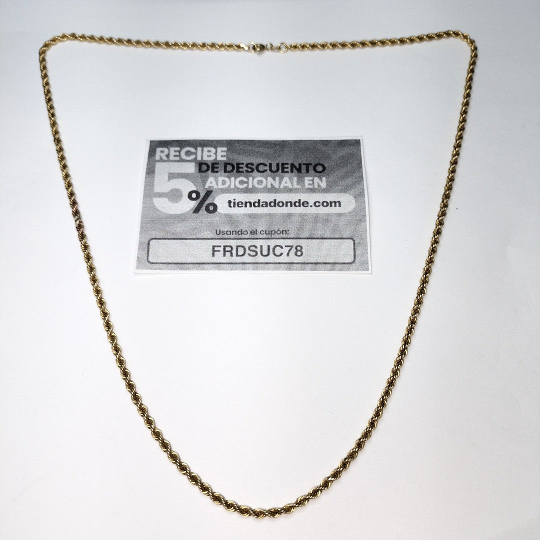 CADENA ORO 10 K 3.3 GRMS (SEMINUEVO)