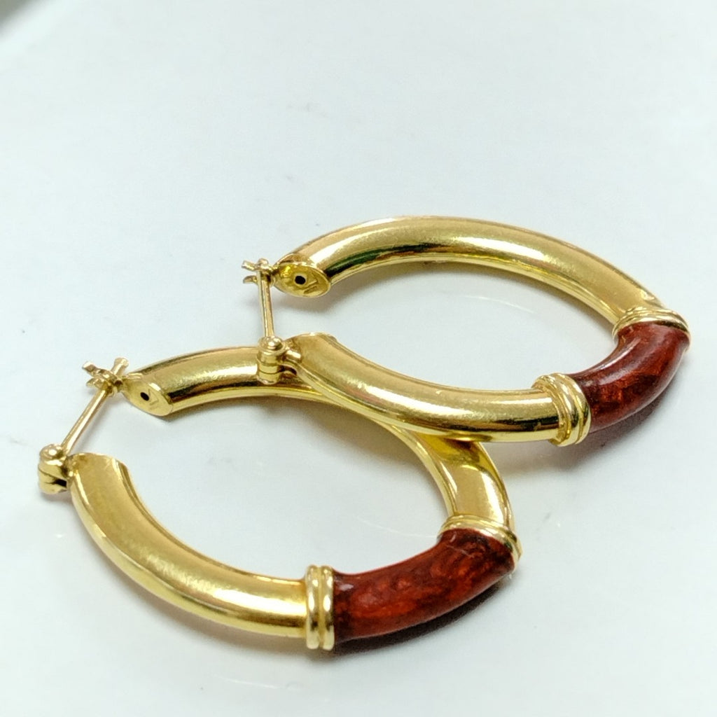 ARRACADAS PAR ORO 14 K 9,40 GRMS (SEMINUEVO)