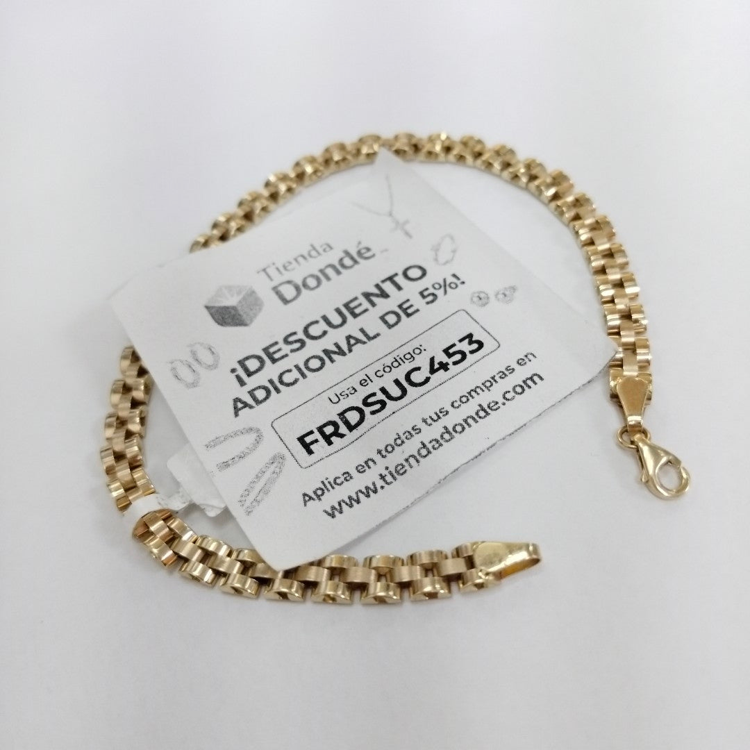 PULSERAS CABALLERO ORO 14K 9 (NUEVO)