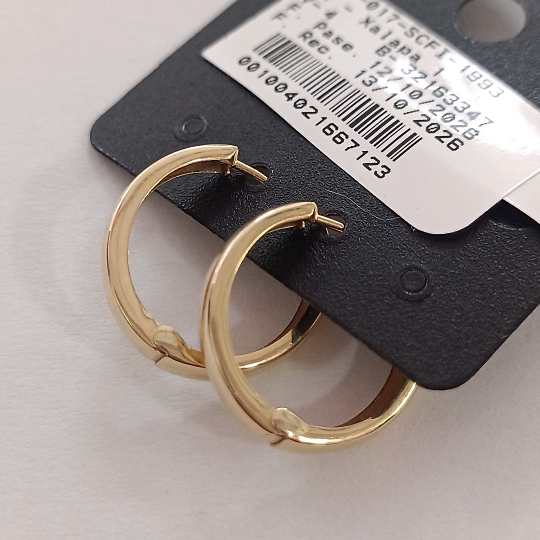 ARRACADAS PAR ORO 14 K 1,70 GRMS (SEMINUEVO)