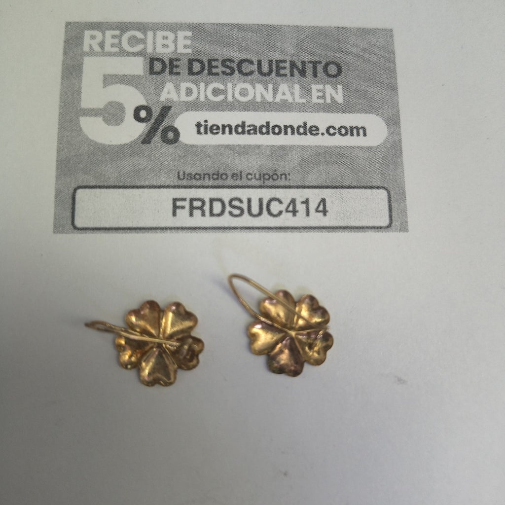 ARETES PAR ORO 10 K 1,40 GRMS (SEMINUEVO)