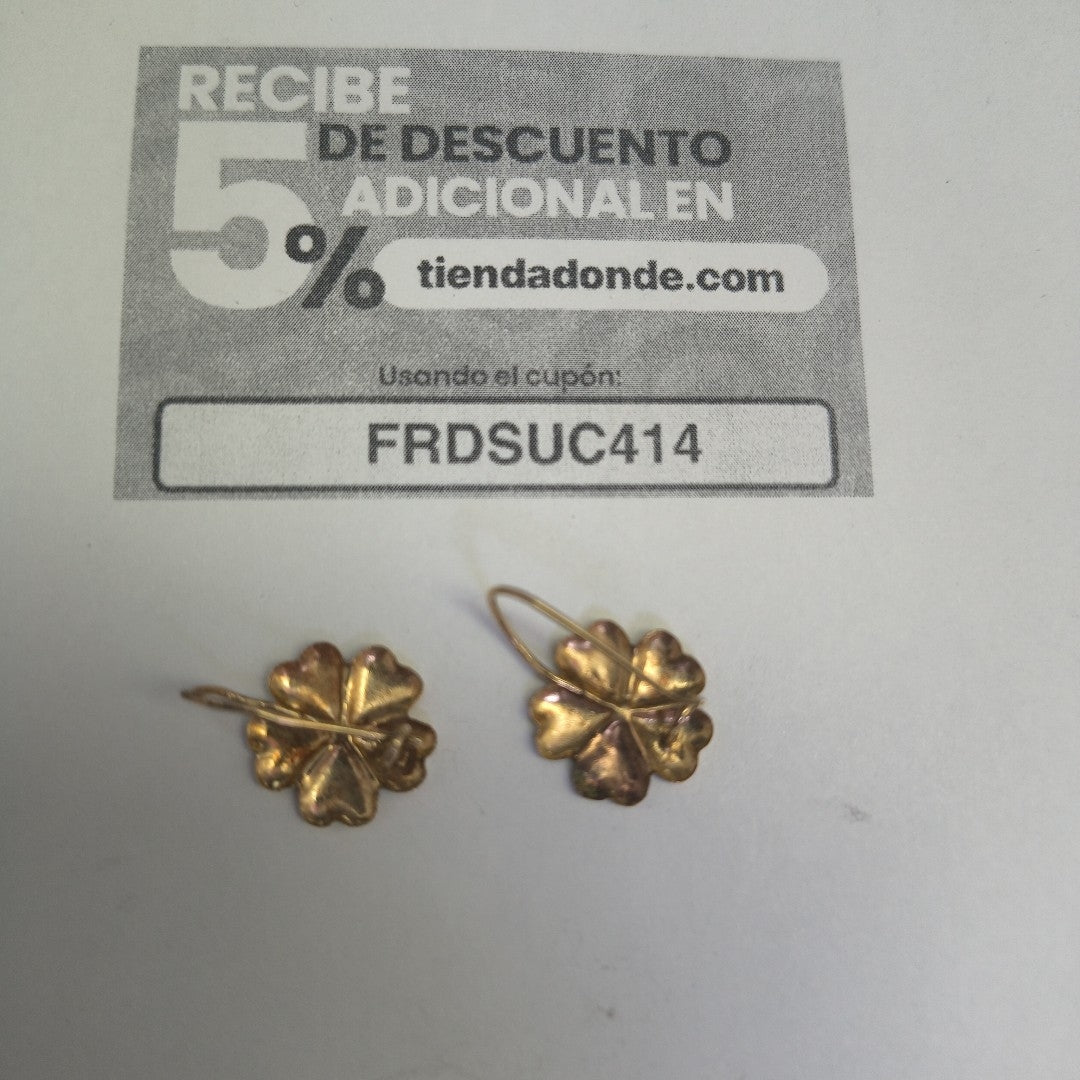 ARETES PAR ORO 10 K 1,40 GRMS (SEMINUEVO)