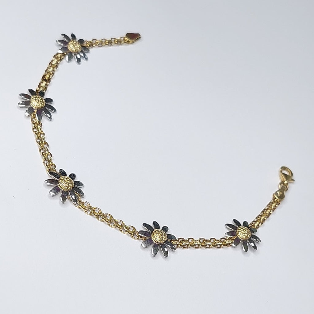 PULSERA ORO,ORO BLANCO 14 K 5,80 GRMS (SEMINUEVO)