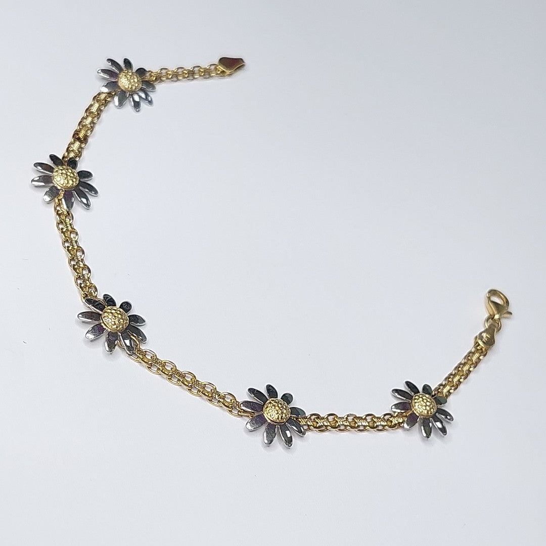 PULSERA ORO,ORO BLANCO 14 K 5,80 GRMS (SEMINUEVO)