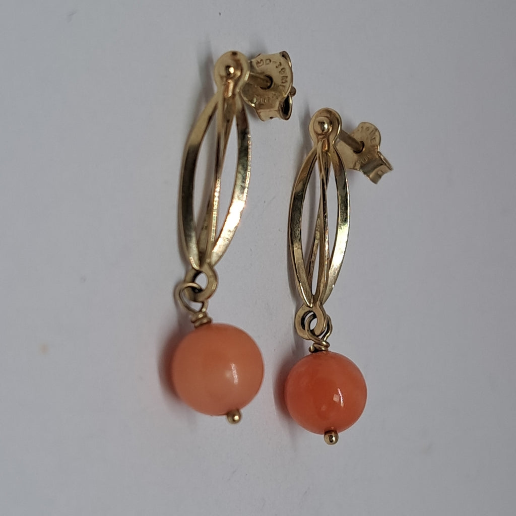 ARETES PAR ORO 10 K 2 GRMS (SEMINUEVO)