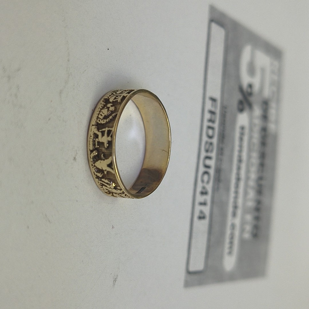 ARGOLLA DE LA SUERTE ORO 14 K 1,90 GRMS (SEMINUEVO)