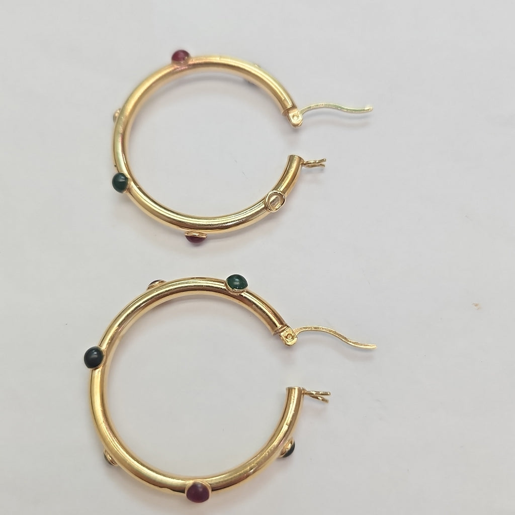 ARRACADAS PAR ORO 14 K 3.8 GRMS (SEMINUEVO)