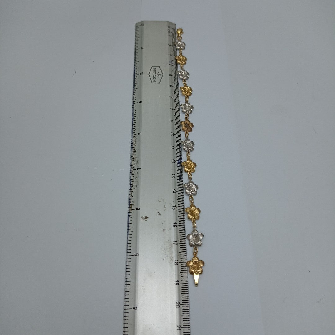 PULSERA ORO,RODIADO 10 K 3,10 GRMS (SEMINUEVO)