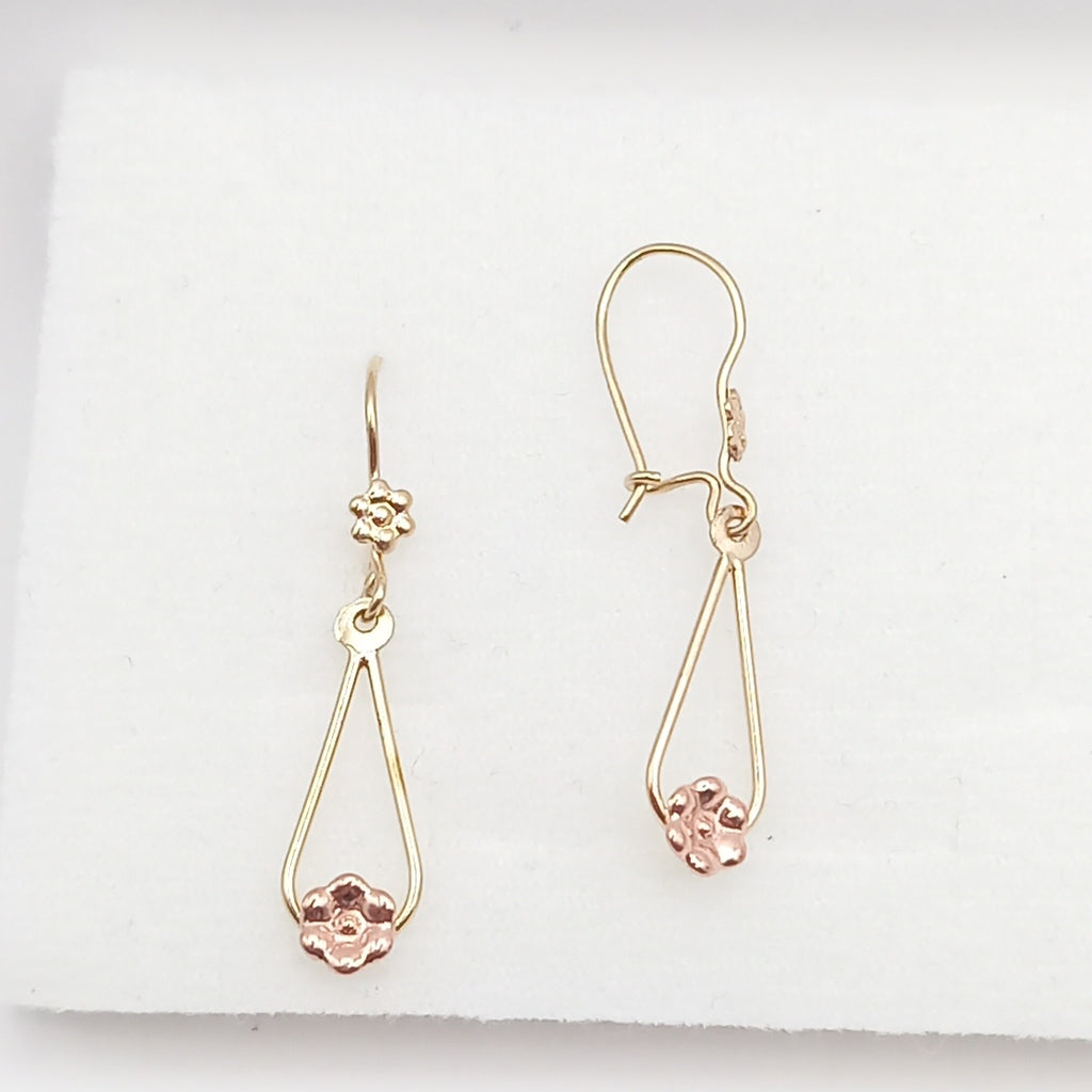 ARETES PAR ORO 10 K 1,30 GRMS (SEMINUEVO)