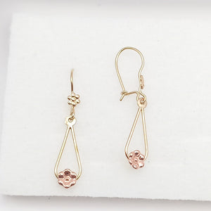 ARETES PAR ORO 10 K 1,30 GRMS (SEMINUEVO)