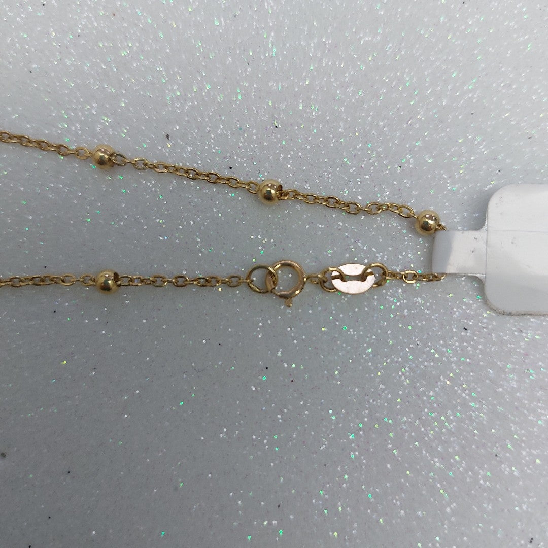 PULSERA TEJIDO ESPECIAL ARBOL 14K 18 CM 1.8 GR (NUEVO)