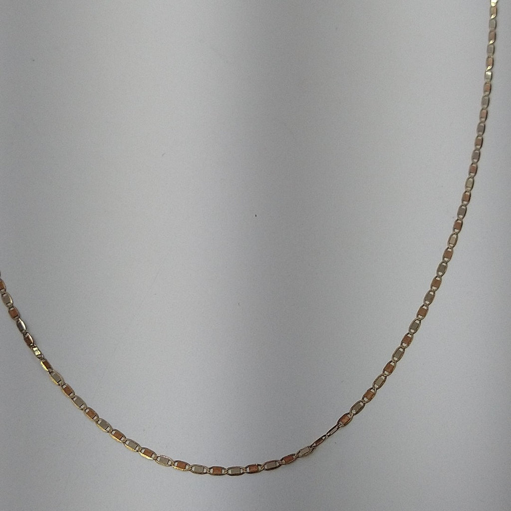 CADENA ORO COMBINADO 10 K 1.2 GRMS (SEMINUEVO)