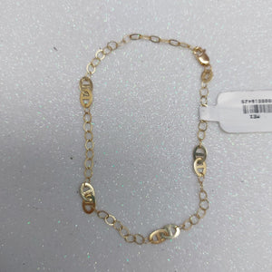 PULSERA ESPECIAL 14K 21 CM 1.9 GR (NUEVO)