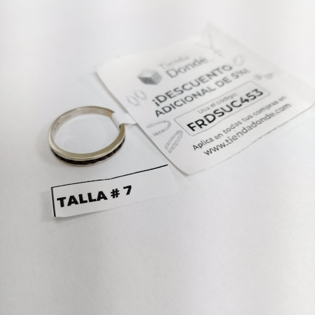 ANILLITO ORO BLANCO 14 K 2,20 GRMS (SEMINUEVO)
