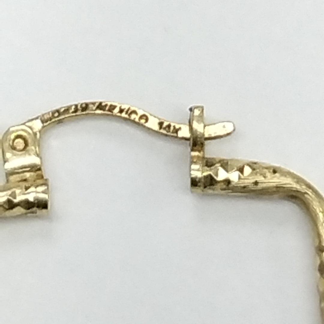 ARRACADAS PAR ORO 14 K 3,20 GRMS (SEMINUEVO)