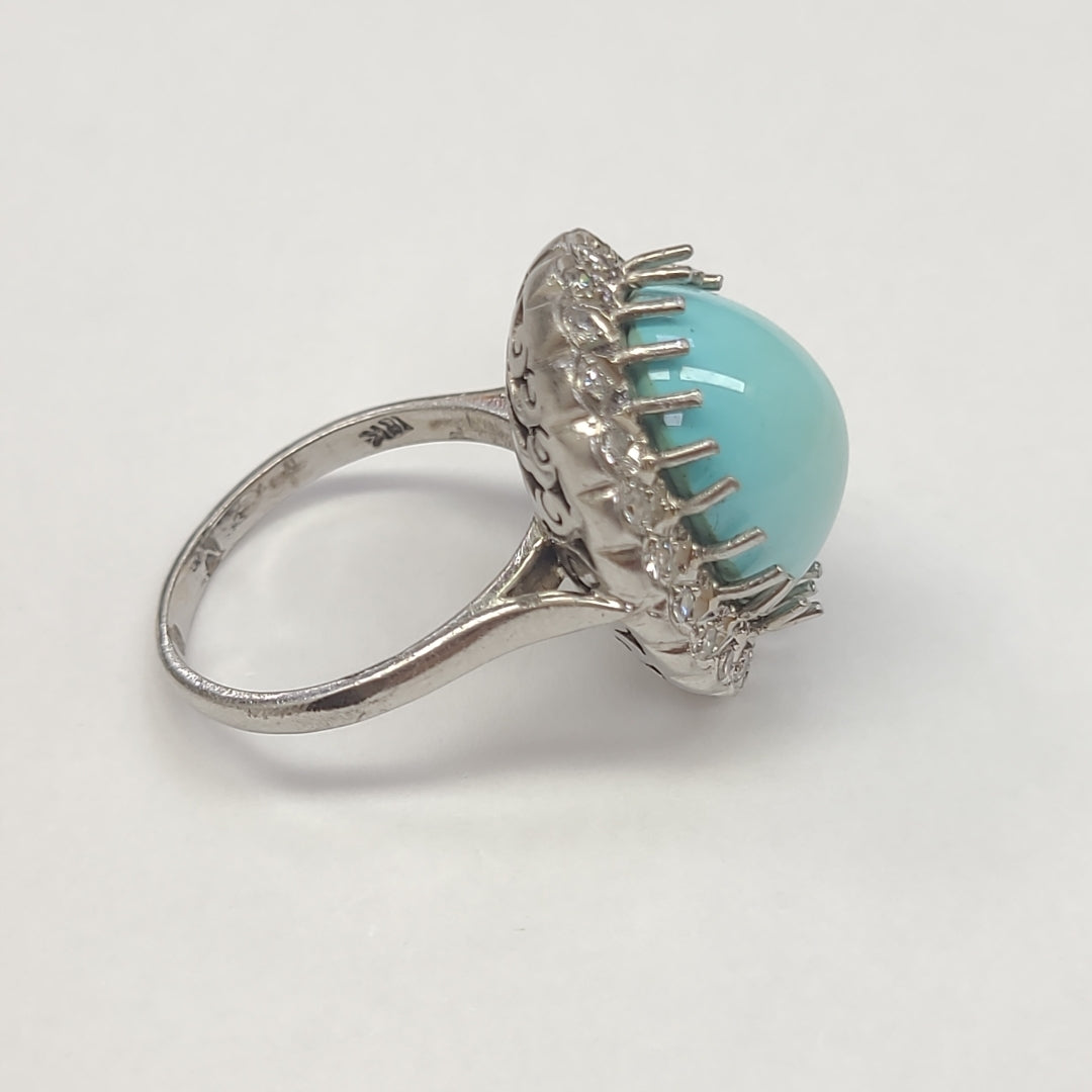 ANILLITO ORO BLANCO 14 K 9,50 GRMS (SEMINUEVO)