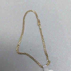 PULSERA BARBADA 14K 21 CM 2.3 GR (NUEVO)