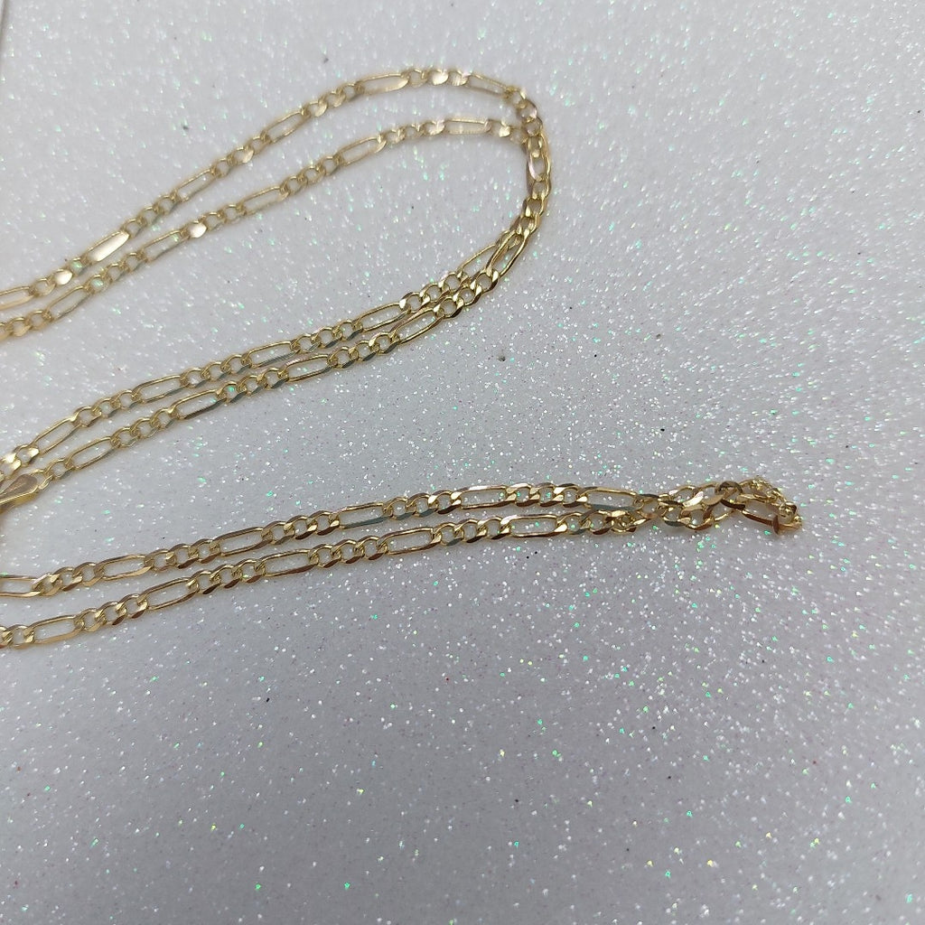 CADENA 3X1 14K 55 CM 5 GR (NUEVO)