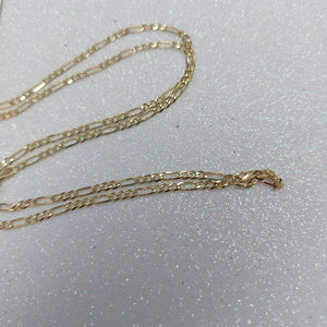 CADENA 3X1 14K 55 CM 5 GR (NUEVO)