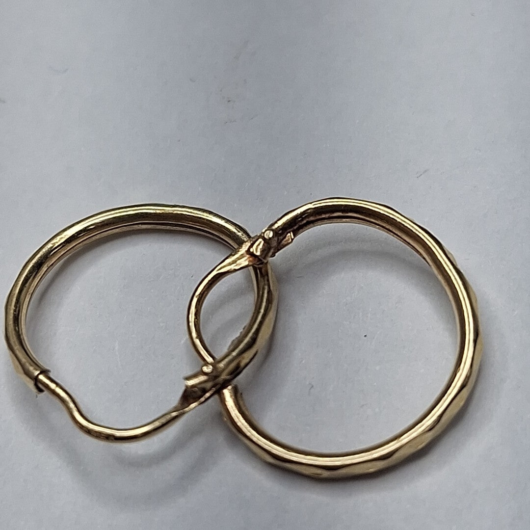 ARRACADAS PAR ORO 14 K 0,70 GRMS (SEMINUEVO)