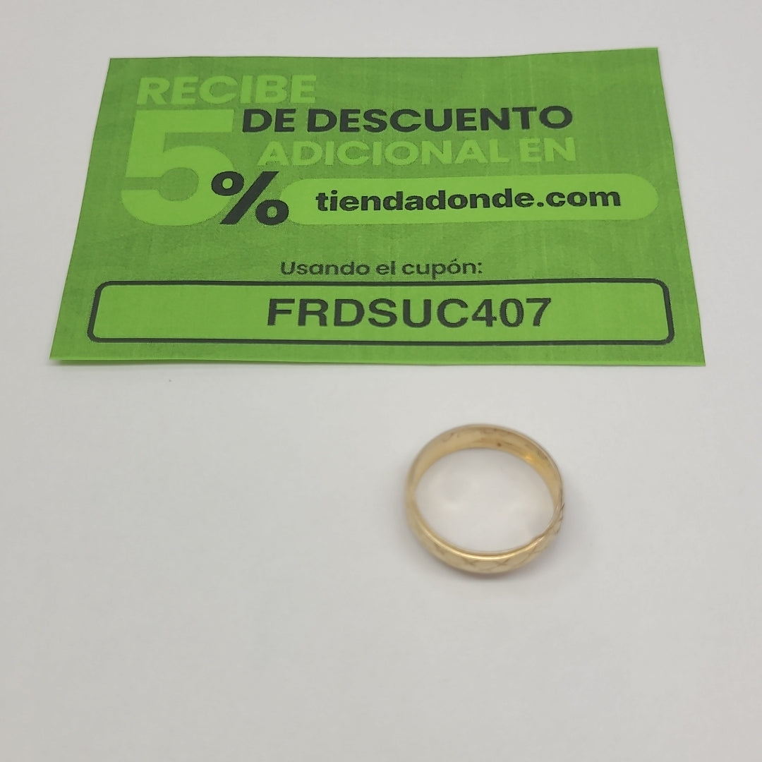 ARGOLLA ORO 14 K 1.7 GRMS (SEMINUEVO)
