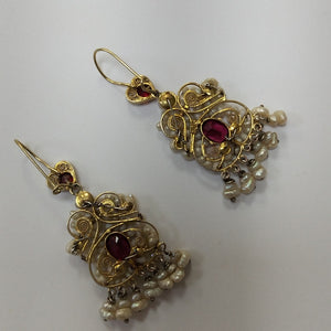 ARETES PAR ORO 10 K 9.9 GRMS (SEMINUEVO)