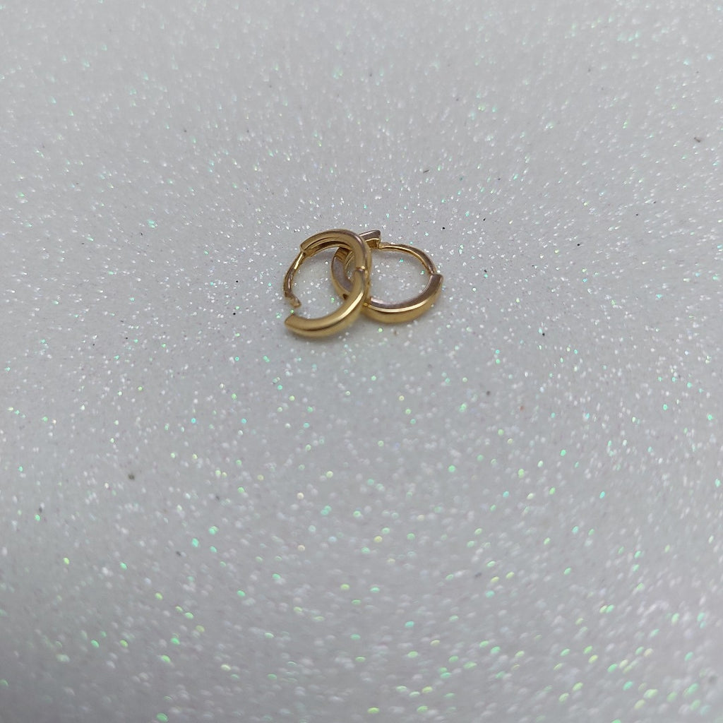 ARETES HUGGIE 14K 1.3 GR (NUEVO)