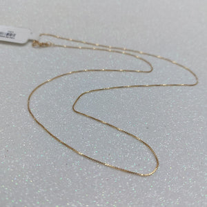 CADENA VENECIANO 14K 50 CM 1.6 GR (NUEVO)