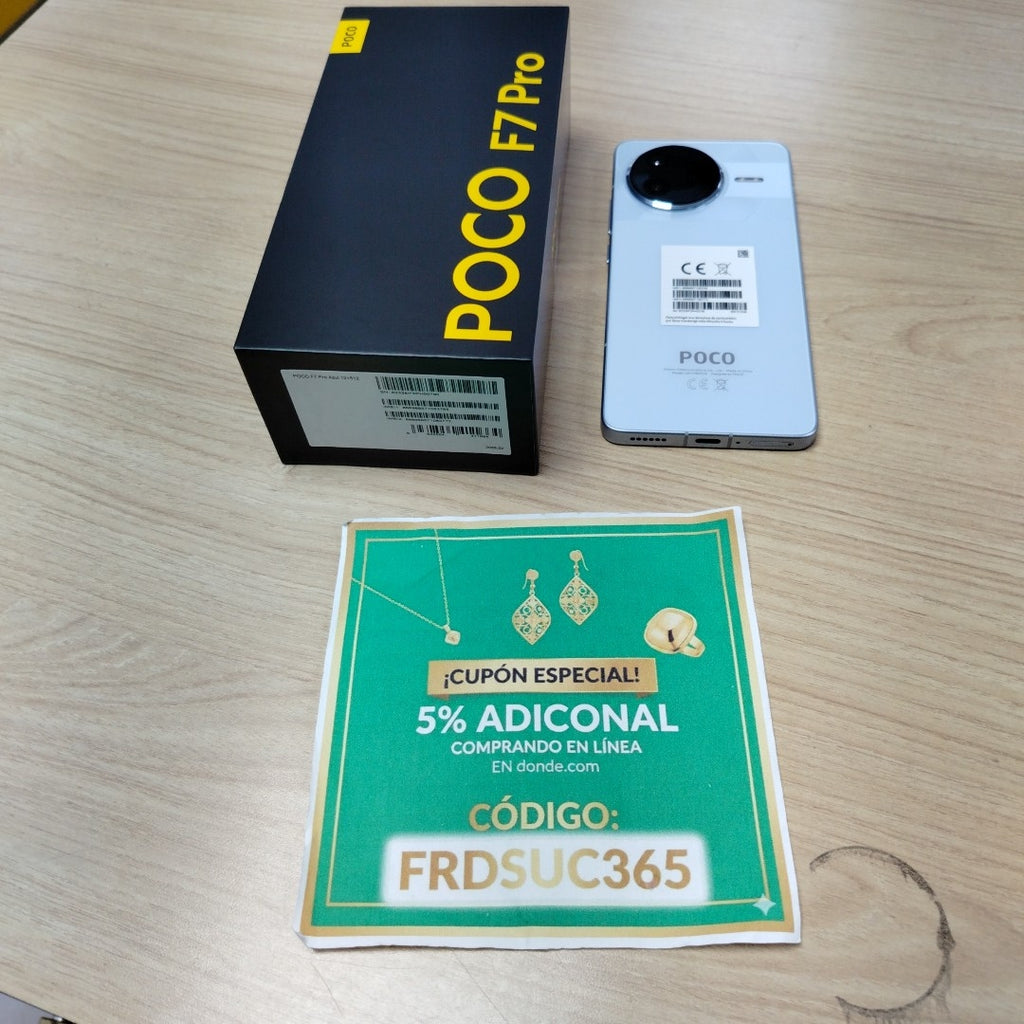 CELULAR XIAOMI POCO F7 PRO 24117RK2CG (2025) 512 GB 12 GB RAM (SEMINUEVO)