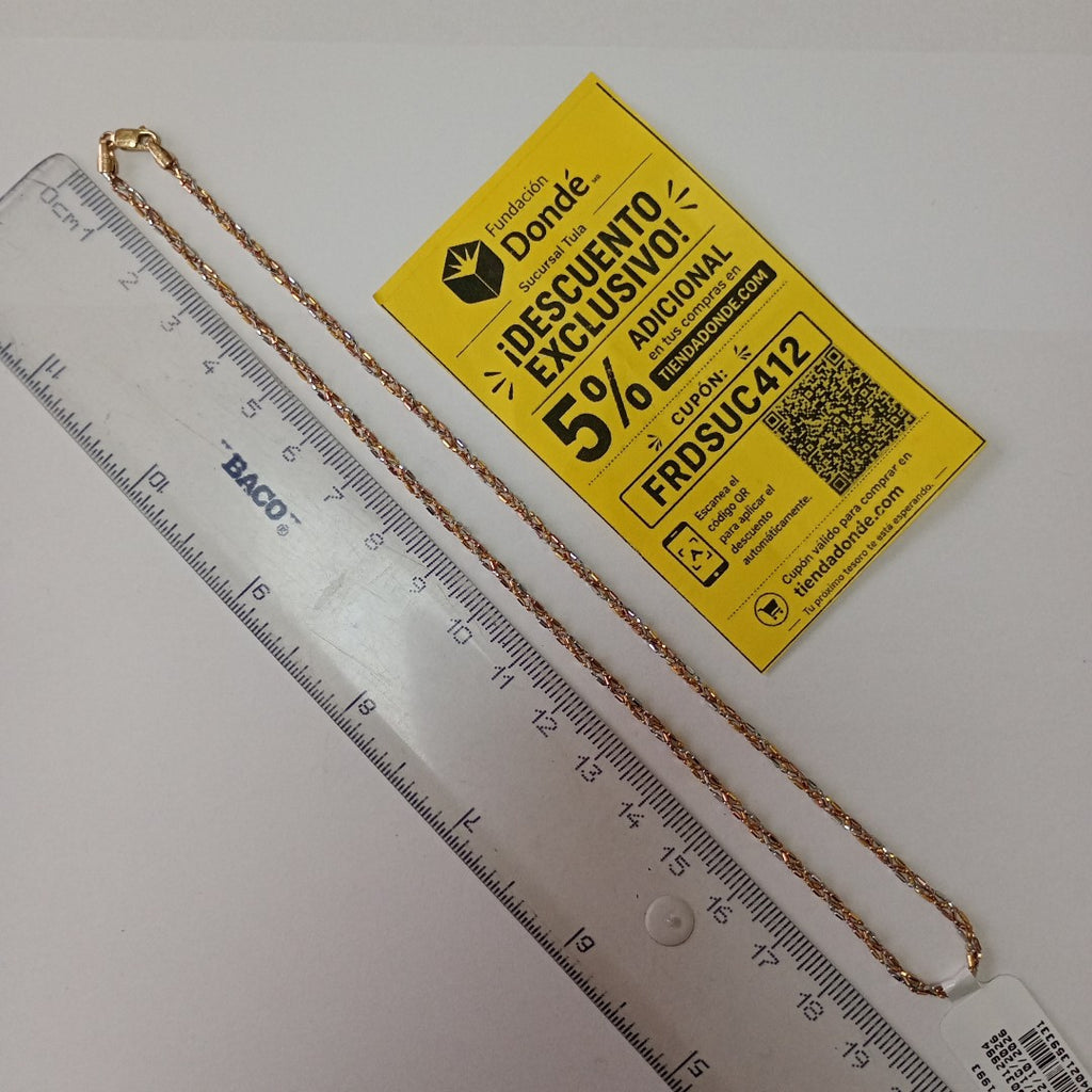 GARGANTILLA ORO 14 K 3.5 GRMS (SEMINUEVO)